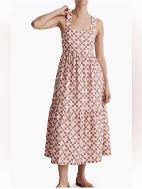 Madewell Cicely Tiered Midi Dress